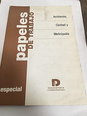 Immagine del venditore per Papeles de trabajo de la Defensoria del Pueblo de la Ciudad de Buenos Aires venduto da Libros nicos