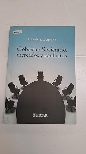 Seller image for Gobierno societario, mercados y conflictos for sale by Libros nicos