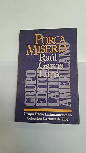 Seller image for Porca miseria for sale by Libros nicos