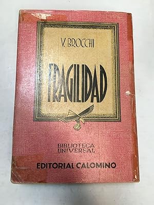 Seller image for Fragilidad for sale by Libros nicos