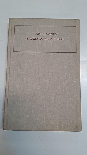 Seller image for Procesos aleatorios for sale by Libros nicos