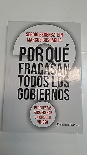 Seller image for Por que fracasan todos los gobiernos for sale by Libros nicos