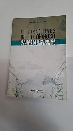 Imagen del vendedor de Figuraciones de lo Ominoso a la venta por Libros nicos