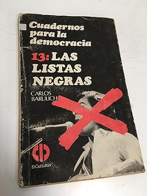 Imagen del vendedor de 13: Las listas negras a la venta por Libros nicos