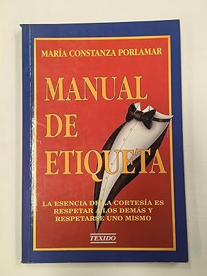 Seller image for Manual de etiqueta for sale by Libros nicos