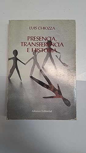 Bild des Verkufers fr Presencia, transferencia e historia zum Verkauf von Libros nicos