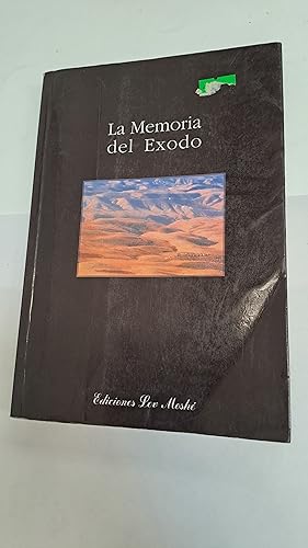 Immagine del venditore per La memoria del exodo venduto da Libros nicos