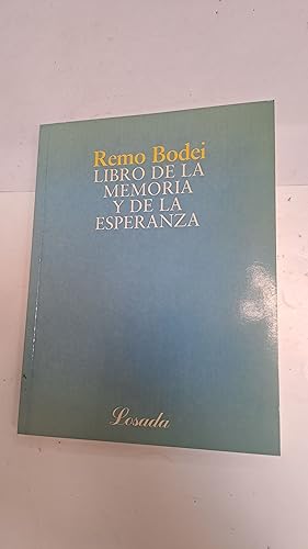 Bild des Verkufers fr Libro de la memoria y de la esperanza zum Verkauf von Libros nicos