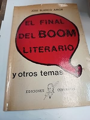 Imagen del vendedor de El final del boom literario a la venta por Libros nicos