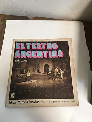 Seller image for El teatro argentino for sale by Libros nicos