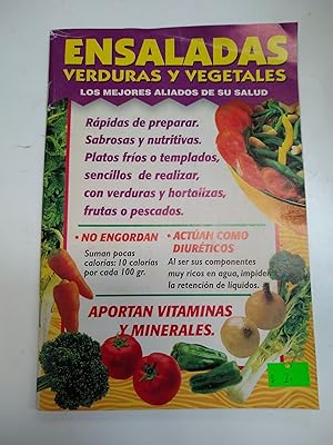 Seller image for Ensaladas. Verduras y vegetales for sale by Libros nicos