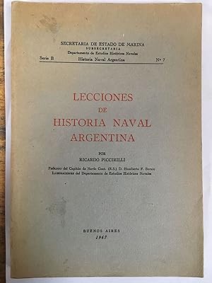 Seller image for Lecciones de historia naval argentina for sale by Libros nicos