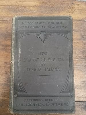 Imagen del vendedor de Gramatica sucinta de la lengua italiana a la venta por Libros nicos