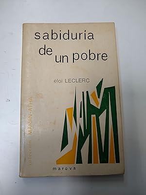 Seller image for sabiduria de un pobre for sale by Libros nicos