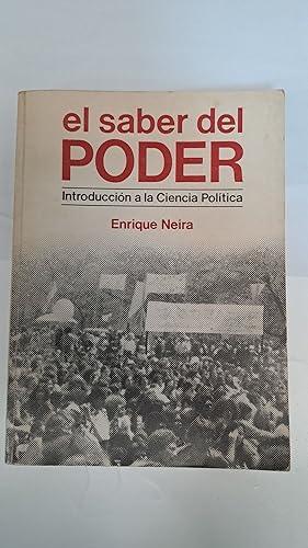 Seller image for El saber del poder for sale by Libros nicos