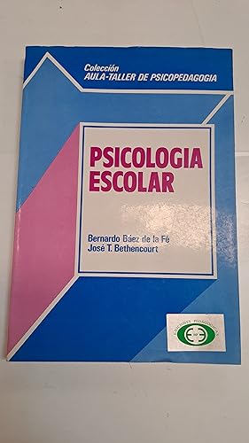 Imagen del vendedor de Psicologa escolar a la venta por Libros nicos