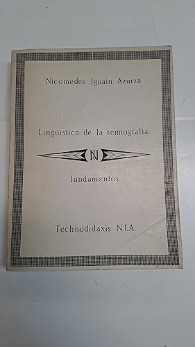 Image du vendeur pour Linguistica de la semiografia mis en vente par Libros nicos