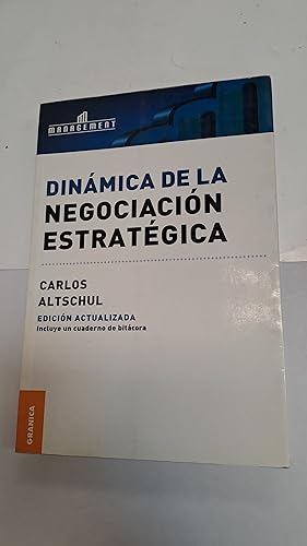 Seller image for Dinamica de la negociacion estrategica for sale by Libros nicos