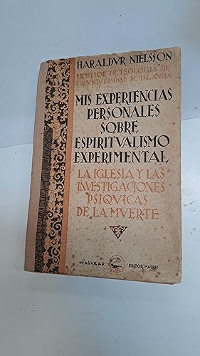 Seller image for Mis experiencias personales sobre espiritvalismo experimental for sale by Libros nicos