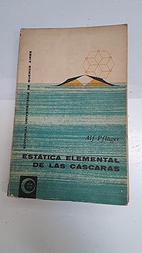 Image du vendeur pour Estatica elemental de las cascaras mis en vente par Libros nicos