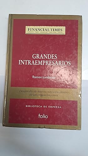 Seller image for Grandes intraempresarios for sale by Libros nicos