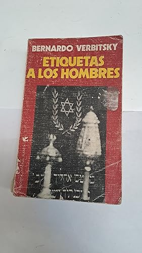 Imagen del vendedor de Etiquetas a los hombres a la venta por Libros nicos