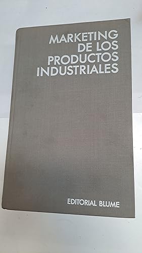 Seller image for Marketing de los productos industriales for sale by Libros nicos