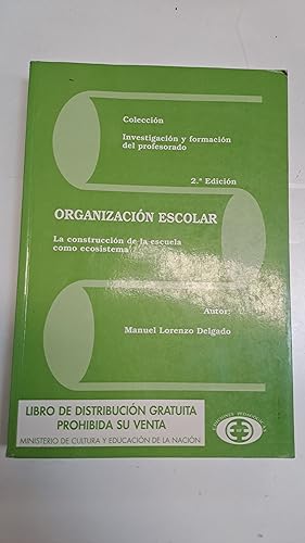 Seller image for Organizacion escolar for sale by Libros nicos
