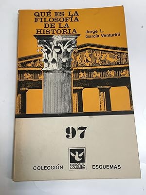 Imagen del vendedor de Que es la filosofia de la historia a la venta por Libros nicos