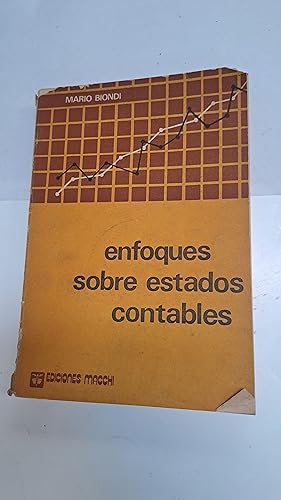 Seller image for Enfoques sobre estados contables for sale by Libros nicos