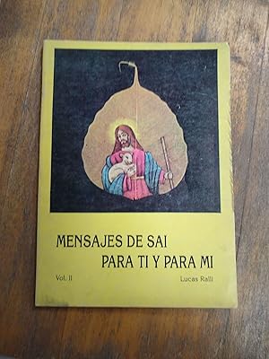 Imagen del vendedor de Mensjaes de sai para ti y para mi a la venta por Libros nicos