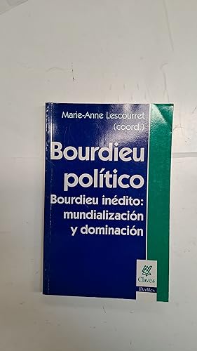 Imagen del vendedor de Bourdieu politico a la venta por Libros nicos