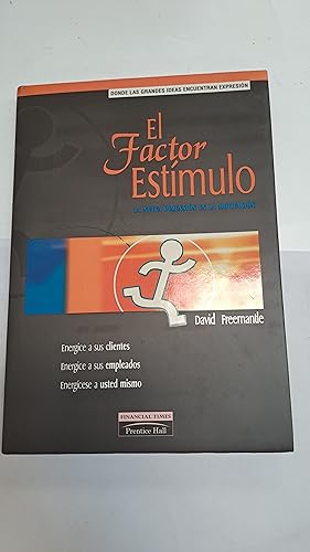 Seller image for El factor estimulo for sale by Libros nicos