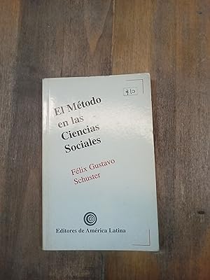 Seller image for El metodo en las ciencias sociales for sale by Libros nicos