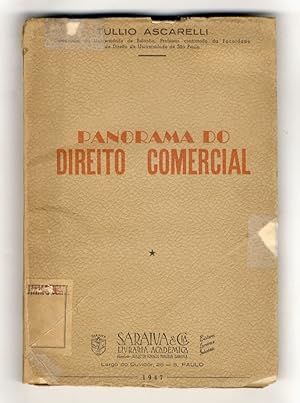 Imagen del vendedor de Panorama do Direito Comercial. a la venta por Libreria Oreste Gozzini snc