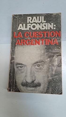 Seller image for La cuestion argentina for sale by Libros nicos