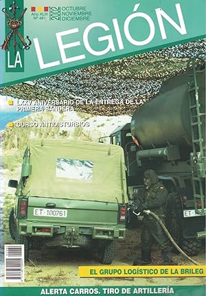 Imagen del vendedor de LA LEGIN. Ao XLIII. N 481. Octubre-noviembre-diciembre. 2002. a la venta por Librera Torren de Rueda