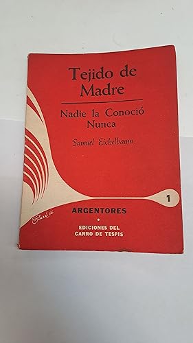 Imagen del vendedor de Tejido de Madre a la venta por Libros nicos