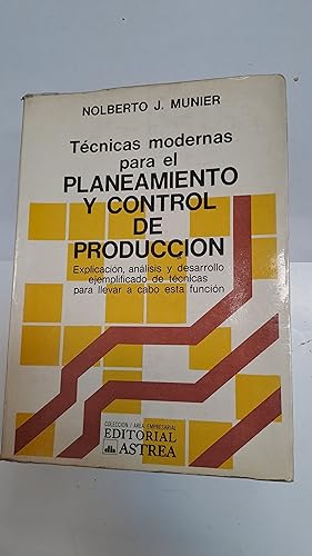 Seller image for Planeamiento y control de produccion for sale by Libros nicos