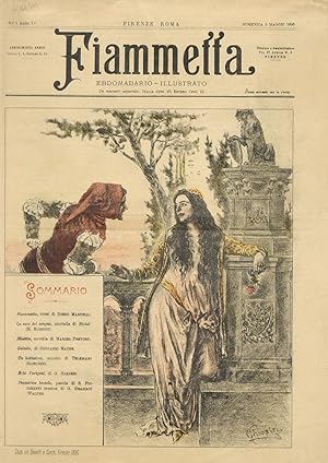 FIAMMETTA. Ebdomadario illustrato. Anno 1. N. 1. Domenica 3 maggio 1896.