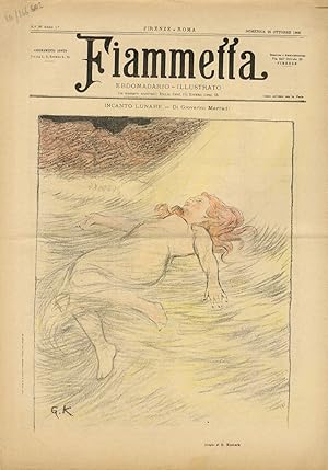 FIAMMETTA. Ebdomadario illustrato. Anno 1. N. 26. Domenica 25 ottobre 1896.