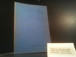 Franz Andreas Meyer : ein Baumeister d. Grossstadt Hamburg. von Oskar Beselin