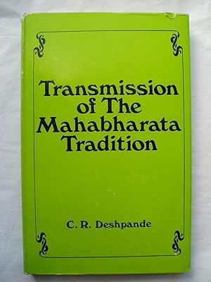 Imagen del vendedor de Transmission of the Mahabharata Tradition. Vyasa & Vyasids a la venta por Expatriate Bookshop of Denmark