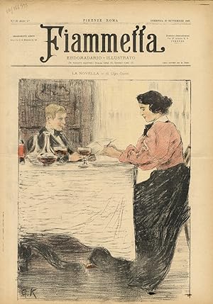 FIAMMETTA. Ebdomadario illustrato. Anno 1. N. 21. Domenica 20 settembre 1896.