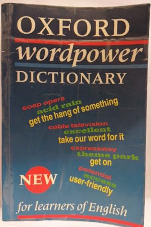 Imagen del vendedor de Oxford Wordpower Dictionary a la venta por SalvaLibros