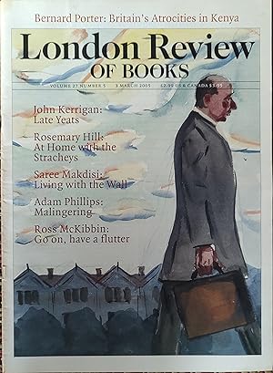 Image du vendeur pour London Review Of Books 3 March 2005 mis en vente par Shore Books