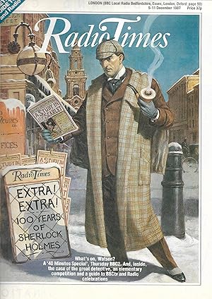 Image du vendeur pour Radio Times : 5-11 December 1987 [100 Years of Sherlock Holmes] mis en vente par The Bookshop at Beech Cottage