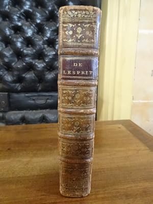 De L'Esprit. Relié avec "Catéchisme du livre de l'esprit" par l'Abbé Gauchat; "Lettre au R.P. Ber...