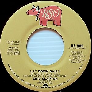 Image du vendeur pour Lay Down Sally / Next Time You See Her [7" 45 rpm Single] mis en vente par Kayleighbug Books, IOBA