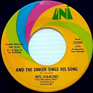 Image du vendeur pour Until It's Time For You To Go / And The Singer Sings His Song [7" 45 rpm Single] mis en vente par Kayleighbug Books, IOBA